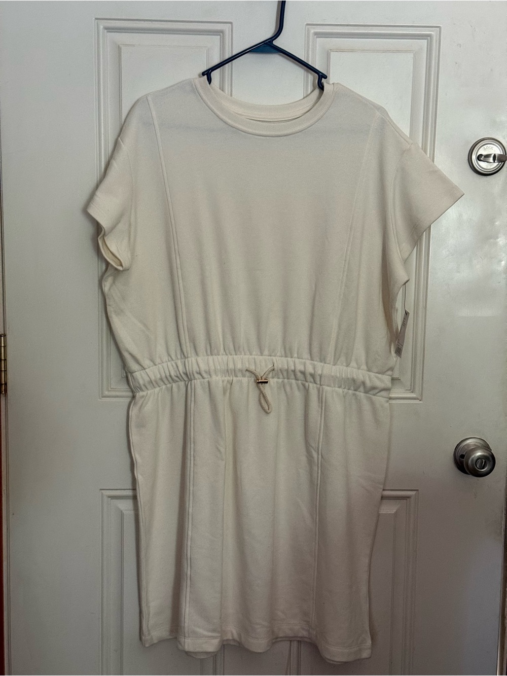 Sonoma Off-White Terry Crew Dress size XXL